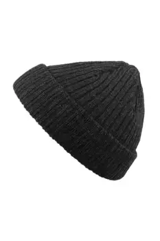 Короткая шапка Docker с отворотом Atlantis, черный