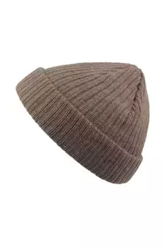 Короткая шапка Docker с отворотом Atlantis, серый