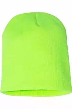 Короткая шапка YP Classics, цвет safety green
