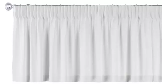 Короткая штора Dekoria Leinen, 130x1x40 см, белый