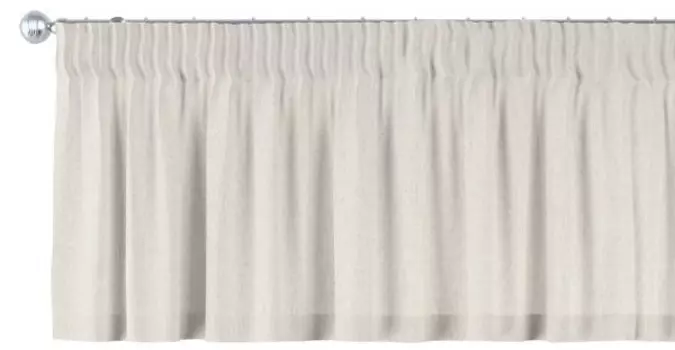 Короткая штора Dekoria Loneta, 130x1x40 см, серый