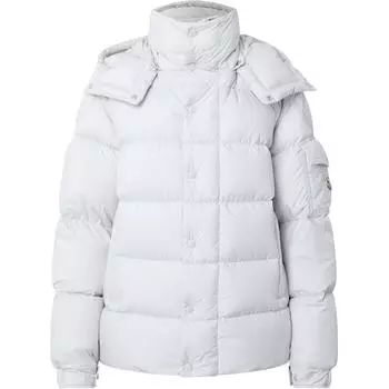 Короткая стеганая куртка Maya 70 Moncler, Matte Gray White