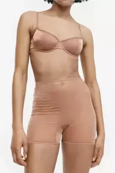 Короткая танкетка H&M, бежевый