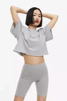 Короткая танкетка H&M, серый