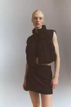 Короткая теннисная юбка Drymove H&M, черный