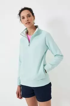 Короткая толстовка на молнии Crew Clothing Crew Clothing Company, фиолетовый