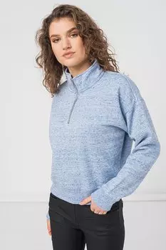 Короткая толстовка на молнии Superdry, синий