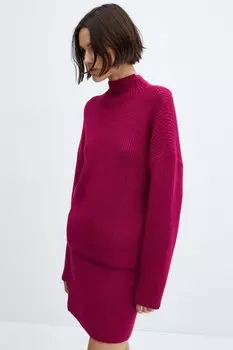 Короткая трикотажная юбка Joan Mango, красный