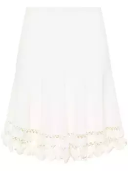 Короткая юбка Danica в рубчик Ulla Johnson, белый