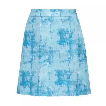 Короткая юбка Deep Breath с простым принтом, синий