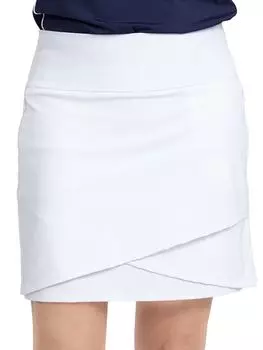 Короткая юбка для гольфа Wrap It Up Kinona, белый