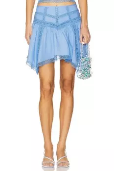 Короткая юбка Hibis Charo Ruiz Ibiza, blue washed