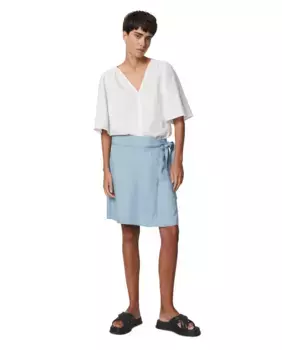 Короткая юбка из мягкой джинсовой ткани MARC O'POLO, синий