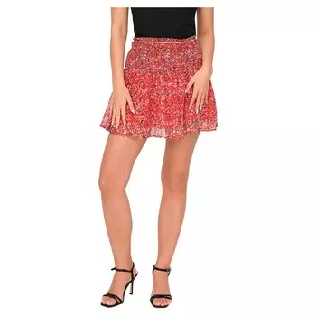 Короткая юбка Only Dalida Fr, красный