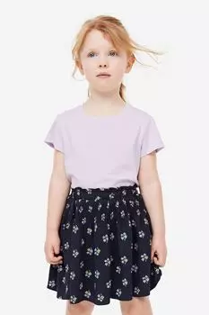 Короткая юбка с цветочным принтом H&M