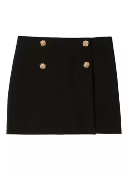 Короткая юбка с пуговицами Claudie Pierlot, черный