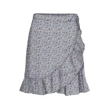 Короткая юбка Vero Moda Henna Wrap Exp, фиолетовый