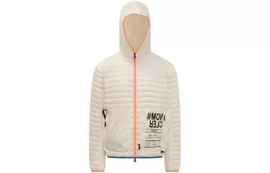 Короткая утепленная куртка Moncler Ardon Moncler Grenoble, Ecru