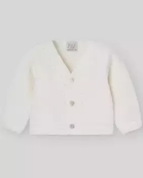 Короткая вязаная детская кофточка PAZ Rodrguez, цвет Crudo