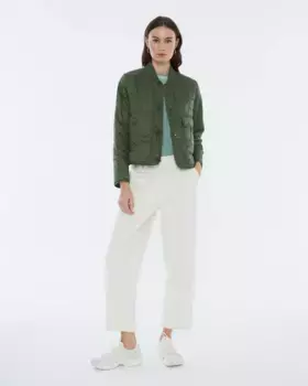 Короткая женская парка Andam, цвет Kaki