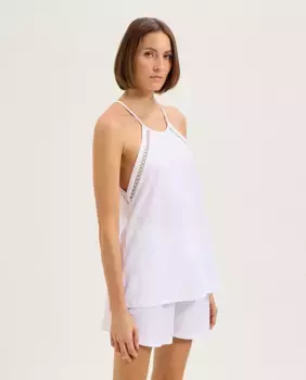 Короткая женская пижама Laurence Tavernier, белый