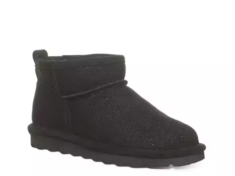 Короткие экзотические ботильоны Bearpaw, Black
