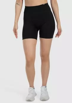 Короткие беговые тайтсы SOFTFEEL ETTY HIGH WAIST YOGA AND PILATES Smilodox, черный