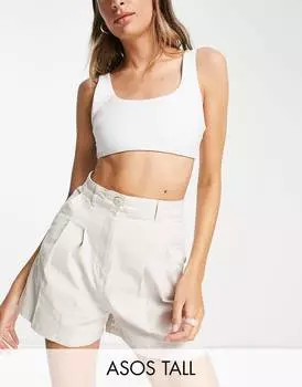 Короткие брюки чинос ASOS DESIGN Tall с камнем