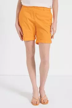 Короткие брюки из хлопка Tom Tailor, оранжевый