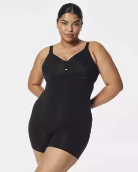 Короткие брюки с завышенной талией Spanx, черный