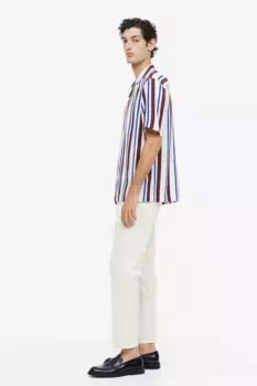 Короткие брюки узкого кроя H&M, белый