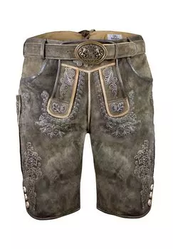 Короткие брюки Wildbuck Lederhosen Marcel EDELNICE, коричневый