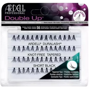 Короткие черные накладные ресницы Ardell Soft Touch без узлов