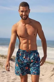 Короткие дышащие легкие плавки для плавания с принтом Aruba Mountain Warehouse, зеленый