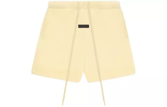 Короткие флисовые шорты Fear Of God Essentials, желтый