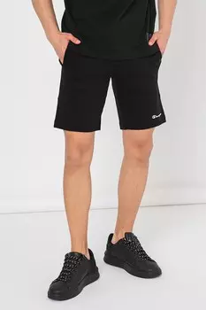 Короткие хлопковые брюки с галстуком Champion, черный