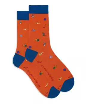 Короткие хлопковые носки с мотивом «талисман» Gallo, мультиколор