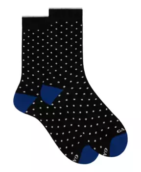 Короткие хлопковые носки в горошек Gallo, мультиколор