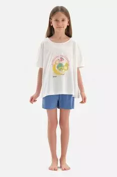 Короткие хлопковые пижамы Dagi, белый