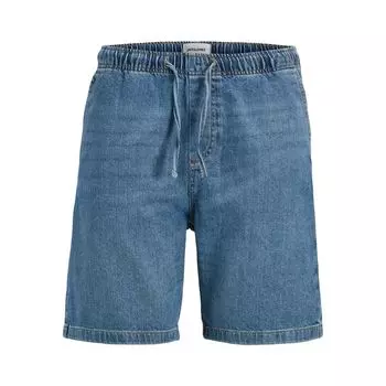 Короткие хлопковые светло-голубые шорты Jack & Jones