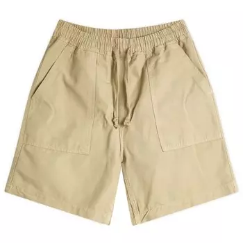 Короткие холщовые поварские шорты Service Works, хаки