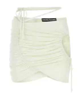 Короткие Юбка Andrea Adamo, белый