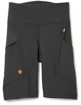 Короткие леггинсы Abisko - женские Fjallraven, черный