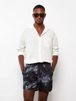 Короткие морские шорты с принтом LCW SWIMWEAR