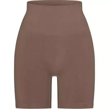 Короткие, мягкие, гладко облегающие, бесшовные, повседневные шорты для женщин, трюфель/Трюфель Skims, TRUFFLE/Truffle