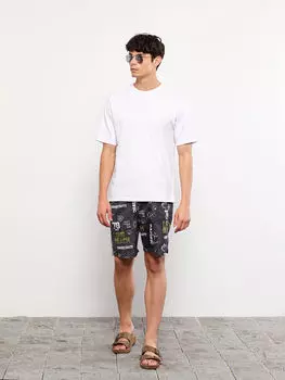 Короткие мужские морские шорты с рисунком LCW SWIMWEAR