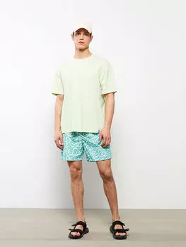 Короткие мужские морские шорты с рисунком LCW SWIMWEAR