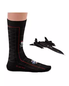 Короткие мужские носки Blackbird черного цвета Heel Tread, красный