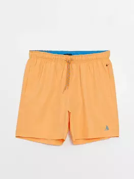 Короткие мужские шорты для плавания с принтом LCW SWIMWEAR, пастельный оранжевый