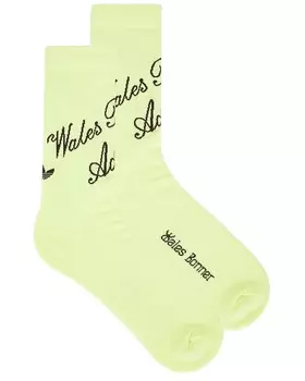 Короткие носки Adidas By Wales Bonner, цвет Semi Frozen Yellow